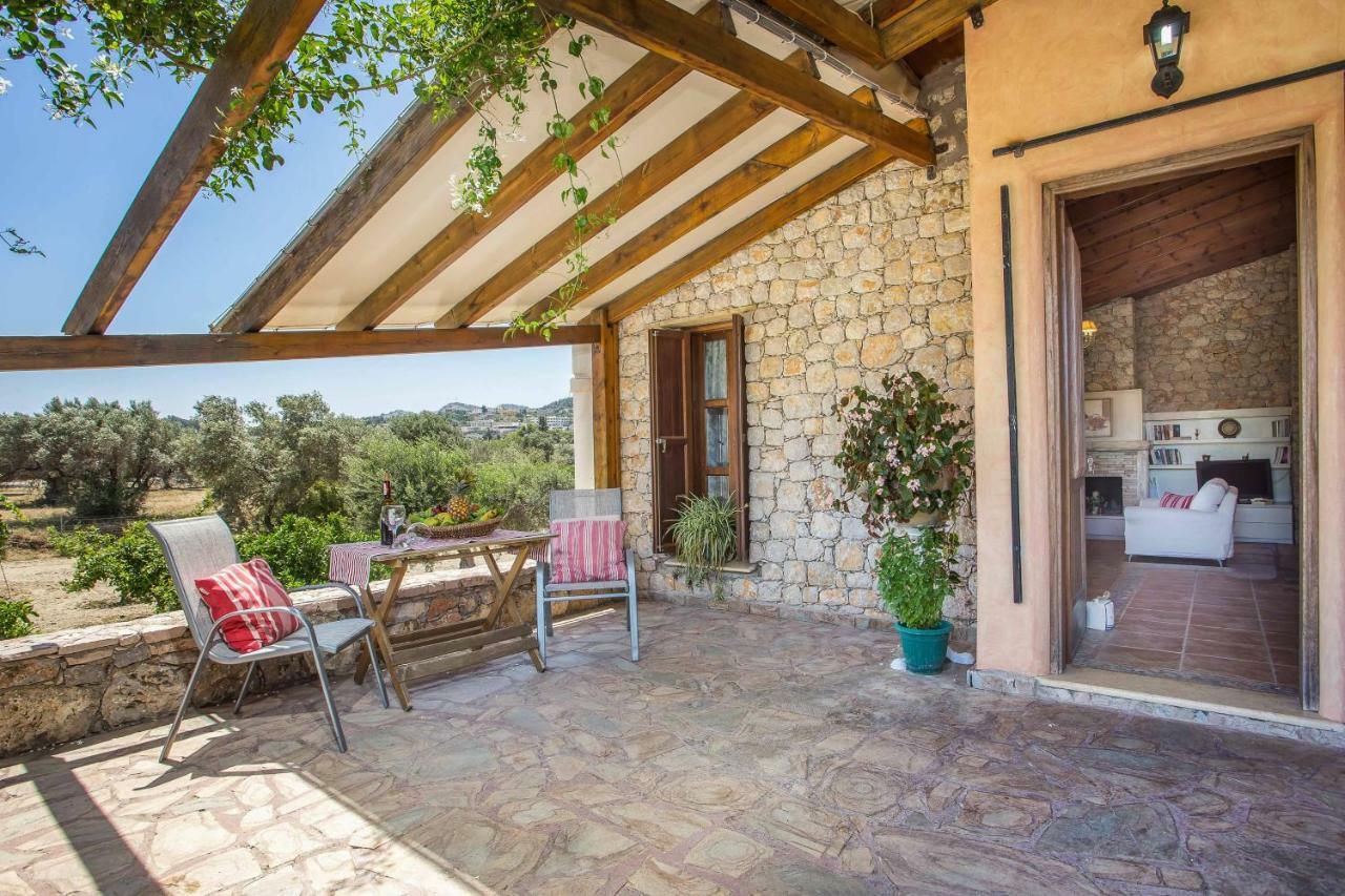 Sunny Countryside Villa - With Private Pool Faliraki Buitenkant foto